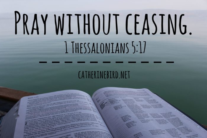 Pray Without Ceasing • Catherine Bird 