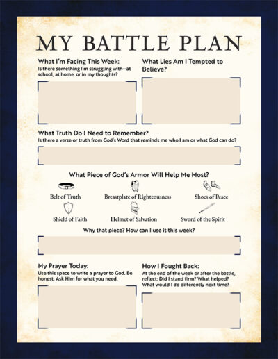 Catherine Bird: Battle Plan Journaling Pages Teen Edition